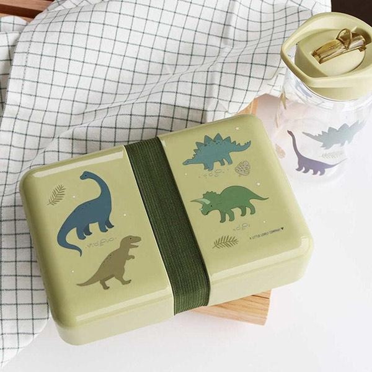  Broodtrommel / Lunch Box: Dino | A Little Lovely Company