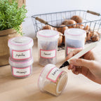  Lock&amp;Lock Voorraadbussen - Vershoudbakjes - Bewaardozen Voedsel - Sausbakjes Met Deksel - Dressing Bakje - Kruidenpotjes - Babyvoeding Bewaarbakjes - 150 Ml - Rond - Luchtdicht - BPA Vrij - Set Van 6 Stuks
