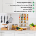 Merkloos Coninx Kruidenrek KR3000 - Ophangbaar - 32 Kruidenpotjes - 4 Laags