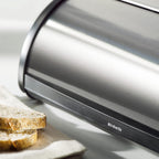  Brabantia Broodtrommel - Met Schuifdeksel - Matt Steel Fingerprint Proof