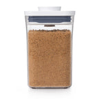 OXO Voorraadbus 'POP' 2.0 Klein Vierkant - Laag (1,0 Liter)