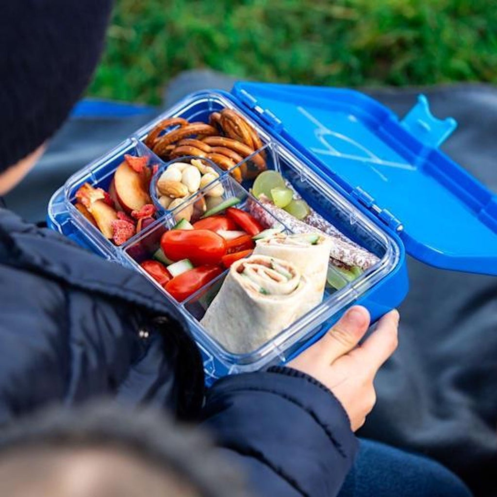  Klarstein Schmatzfatz Junior Lunchbox 6 Vakken - Bento - Vershouddoos 21,3 X 15 X 4,5 Cm (BxHxD) - BPA-vrij - Vaatwasserbestendig