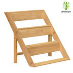 Merkloos Decopatent® Kruidenrekje Staand - Kruidenrek Voor 16 Tot 20 Kruidenpotjes - Hout - 4 Laags