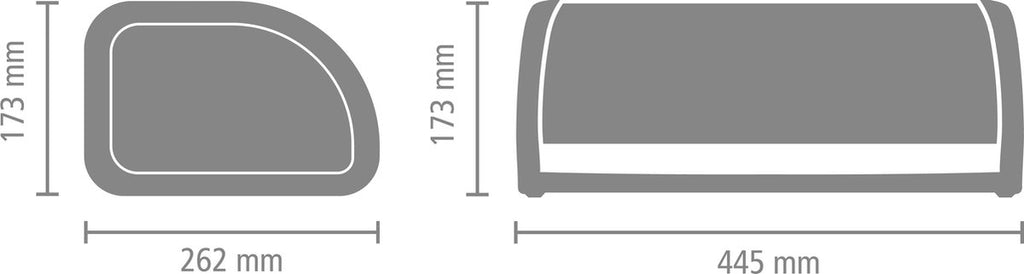  Brabantia Broodtrommel - Met Schuifdeksel - White