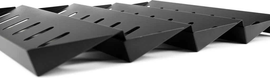 Kruidenrek Lade - Zwart - 4 Laags - Aluminium - Kruidenpotjes Opbergen