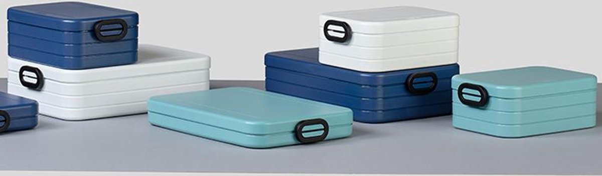  Mepal – Lunchbox Take A Break Large – Geschikt Voor 8 Boterhammen – Nordic Denim – Lunchbox Voor Volwassenen