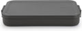  Brabantia Make &amp; Take Lunchbox - Plat - Kunststof - Dark Grey