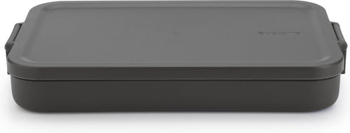  Brabantia Make &amp; Take Lunchbox - Plat - Kunststof - Dark Grey