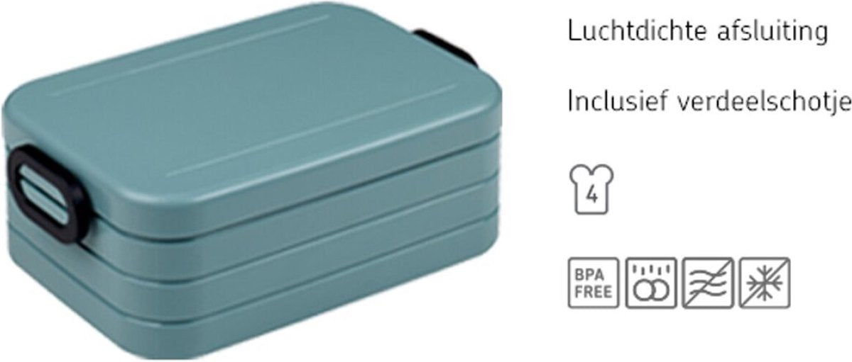  Mepal Lunchbox Take A Break Midi - 900 ML - Zilver