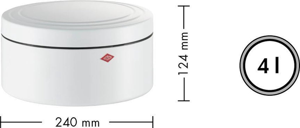  Wesco Koektrommel 4l Zwart