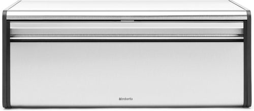  Brabantia Broodtrommel - Met Klepdeksel - Matt Steel Fingerprint Proof / Matt Black