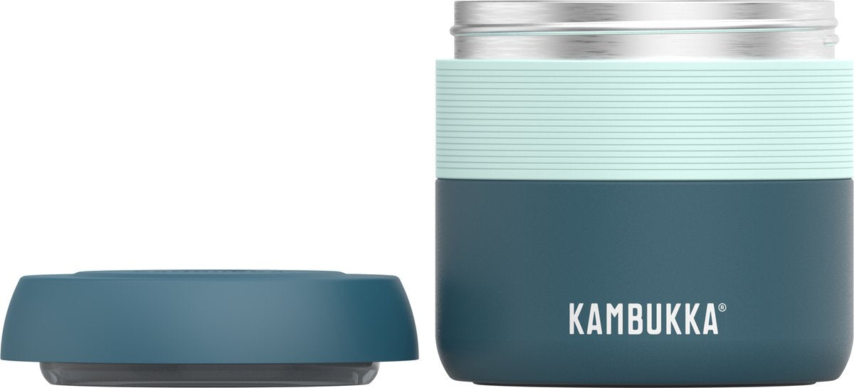  Kambukka Bora - Lunchbox - 400 Ml - Voedselcontainer Houdt 6 Uur Warm &amp; 100 % Lekvrij - Deep Teal