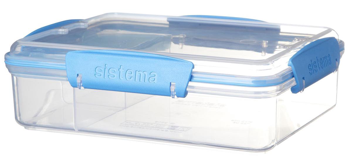  Sistema To Go Vershouddoos - Snackdoos Snack Attack Duo - Blauw - 975 Ml