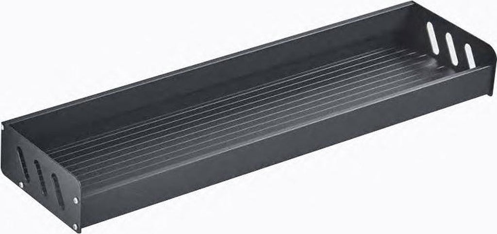Merkloos TDR - Kruidenrek - Ophangbaar - Inclusief 6 Verplaatsbare Haken Voor Keukengereedschap - 50 Cm - Zwart