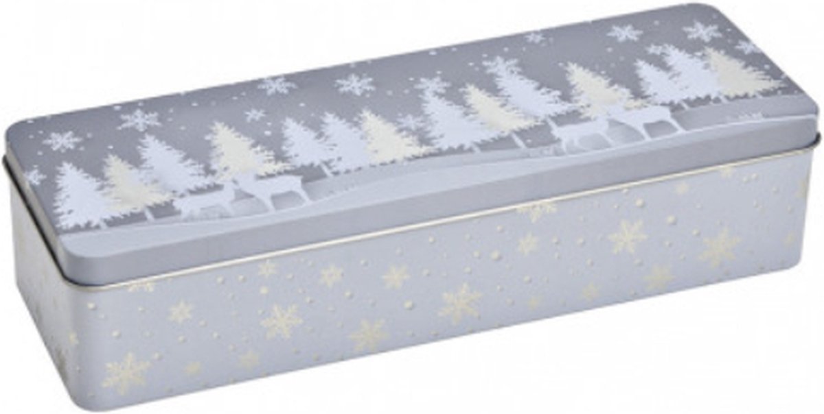 Merkloos Ontbijtkoek Bewaardoos - Bewaardoos Voor Ontbijtkoek En Cake - Kerstdecoratie - Kerst