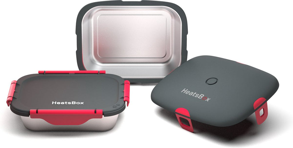  Faitron HeatsBox Style - Elektrische Lunchbox - Lunchbox Volwassenen - RVS - Verschillende Elektrische Compartimenten - 220V - Lunchtrommel Voor Warme Maaltijden