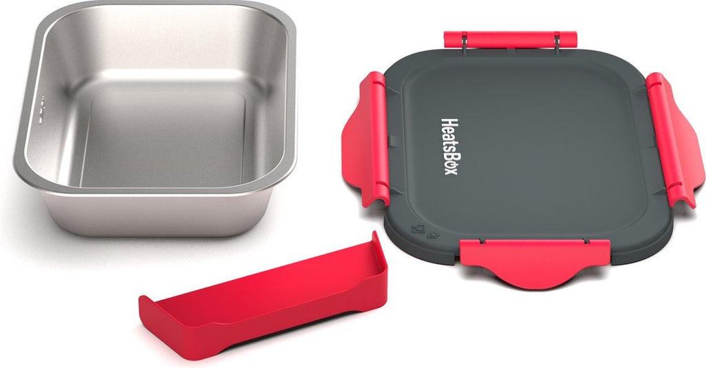  Faitron HeatsBox Style - Elektrische Lunchbox - Lunchbox Volwassenen - RVS - Verschillende Elektrische Compartimenten - 220V - Lunchtrommel Voor Warme Maaltijden