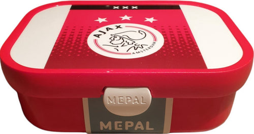  AJAX Broodtrommel / Lunchbox Wit Rood Wit