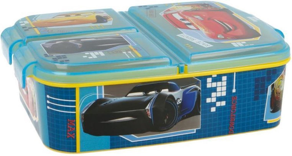  CARS Lunchbox - 3 Vakken - Disney Cars Broodtrommel