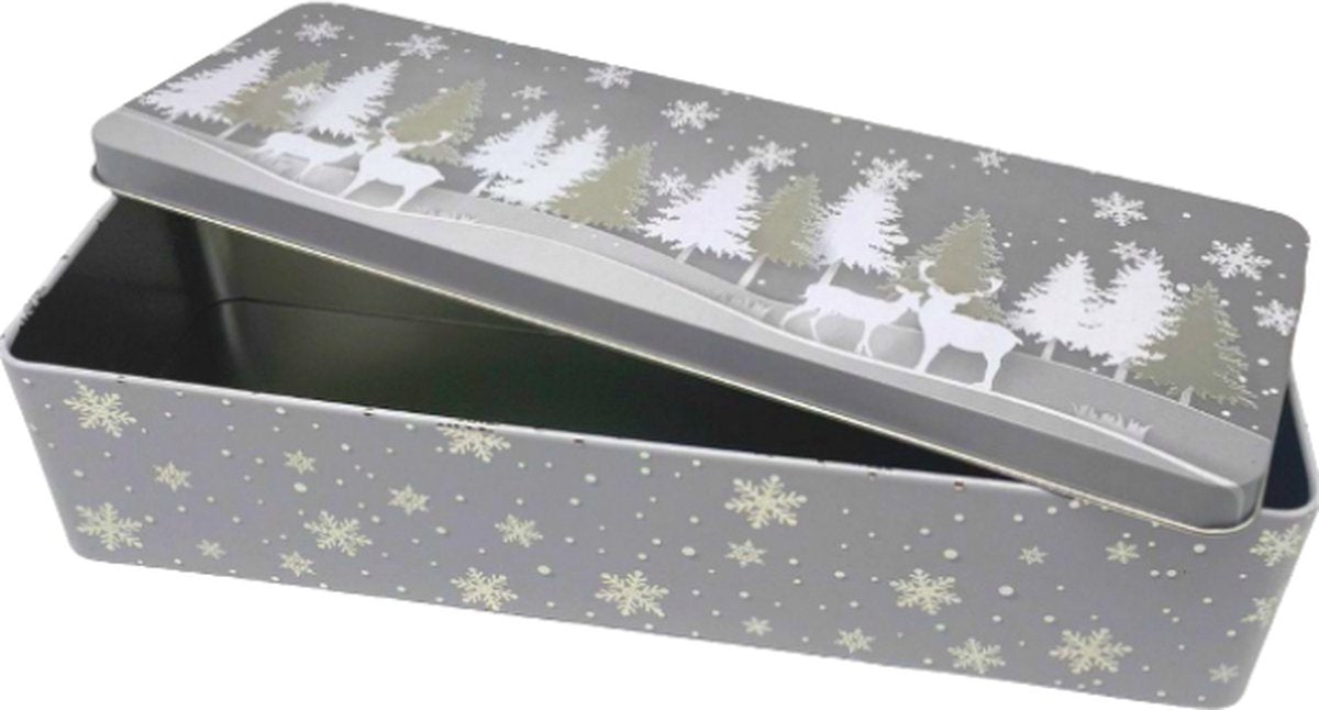 Merkloos Ontbijtkoek Bewaardoos - Bewaardoos Voor Ontbijtkoek En Cake - Kerstdecoratie - Kerst