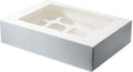  Brandnewcake Cupcake Doosje 12 Wit (incl. Tray Met Venster) 3st.