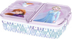 Disney Frozen Broodtrommel 3 Vakjes - 17x20 Cm - Brooddoos -Lunchbox