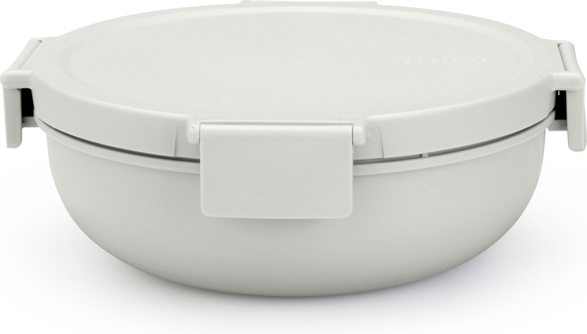  Brabantia Make &amp; Take Salade Lunchbox - 1,3 L - Kunststof - Light Grey