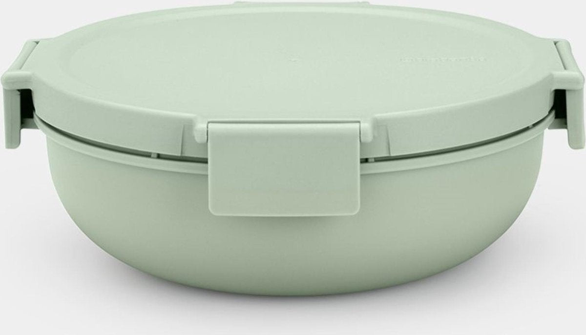 Brabantia Make &amp; Take Salade Lunchbox - 1,3 L - Kunststof - Jade Green
