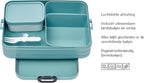  Mepal – Bento Lunchbox Take A Break Large- Inclusief Bento Box – Nordic Blue – Lunchbox Voor Volwassenen