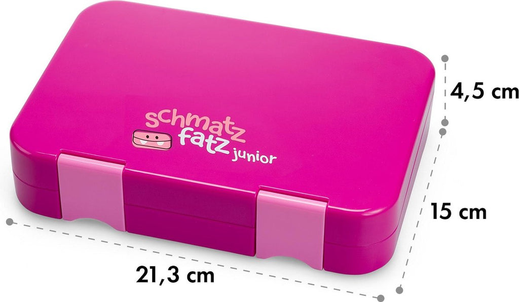  Schmatzfatz Junior Lunchbox 6 Vakken 21,3 X 15 X 4,5 Cm (BxHxD)