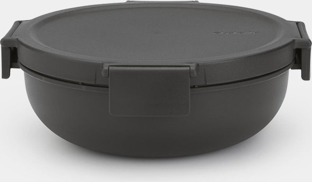  Brabantia Make &amp; Take Salade Lunchbox - 1,3 L - Kunststof - Dark Grey