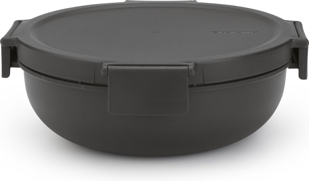  Brabantia Make &amp; Take Salade Lunchbox - 1,3 L - Kunststof - Dark Grey