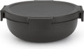  Brabantia Make &amp; Take Salade Lunchbox - 1,3 L - Kunststof - Dark Grey