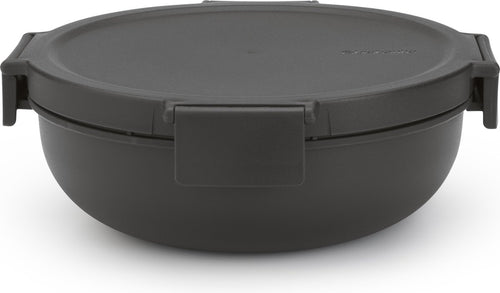  Brabantia Make &amp; Take Salade Lunchbox - 1,3 L - Kunststof - Dark Grey