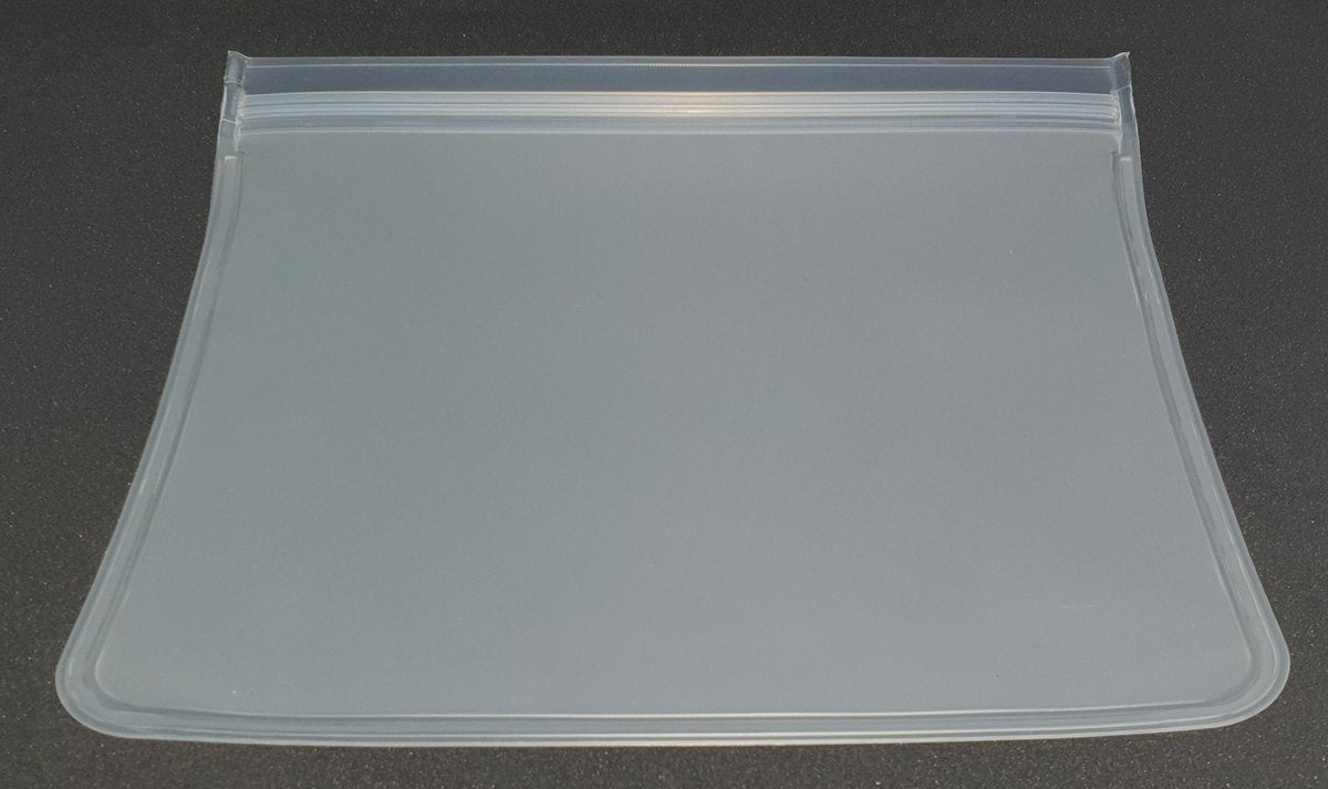  Herbruikbare Vershoudzakken Voor Diepvries, Koelkast En Vriezer – Set Van 2 Stuks - Formaat GROOT - 1000 ML Per Stuk - 19 X 22 Cm - Luchtdicht, Lekvrij En EXTRA STERK - Bewaarzakjes / Boterhamzakje - BPA Vrij