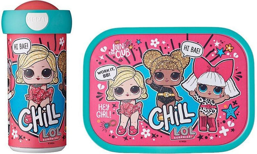  Mepal – Lunchset Campus (sb + Lb) – Schoolbeker En Broodtrommel Voor Kinderen – LOL Surprise– Bento Box - Lekvrij