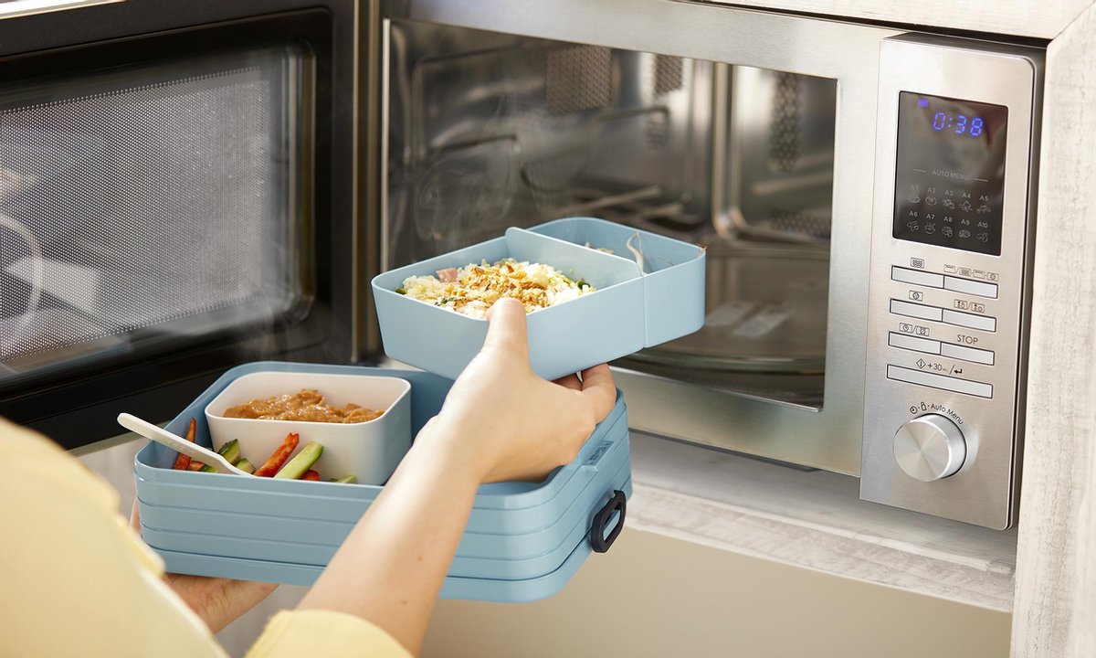  Mepal – Bento Lunchbox Take A Break Large- Inclusief Bento Box – Nordic Blue – Lunchbox Voor Volwassenen
