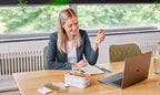  Homra Lunchbox STAQS Grey - Bento Box - 2 Laags Broodtrommel - 3 Compartimenten - Grijs - Lunch To Go - Duurzaam Kunststof - BPA Vrij - 3 Vaks Lunchtrommel Voor Volwassenen - Inclusief Bestek - Magnetron, Diepvries, Vaatwasser Bestendig - Vers Houden