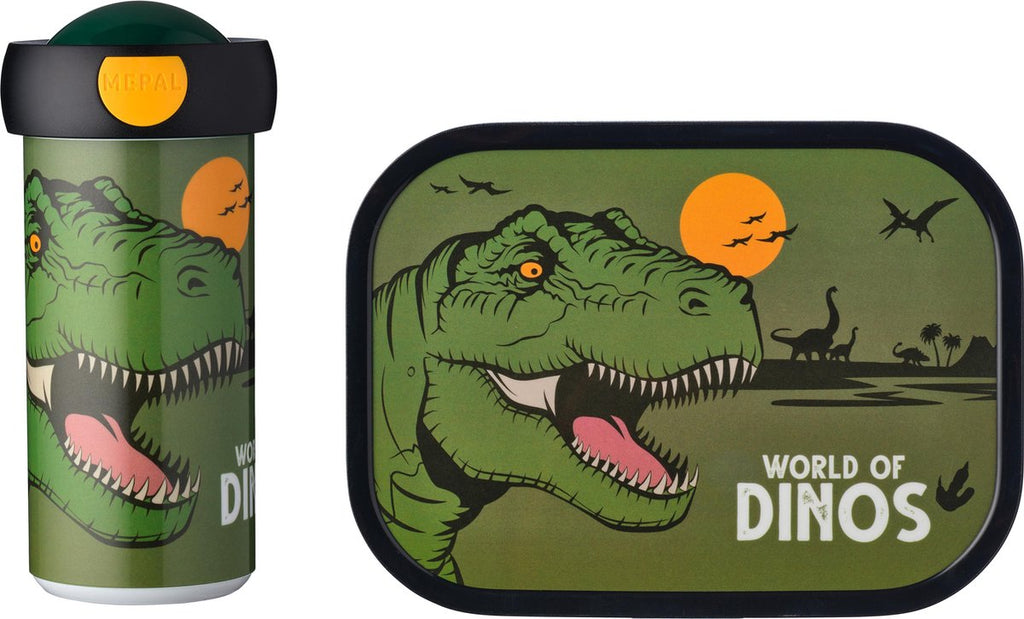  Mepal – Lunchset Campus (sb + Lb) – Schoolbeker En Broodtrommel Voor Kinderen – Dino – Bento Box - Lekvrij