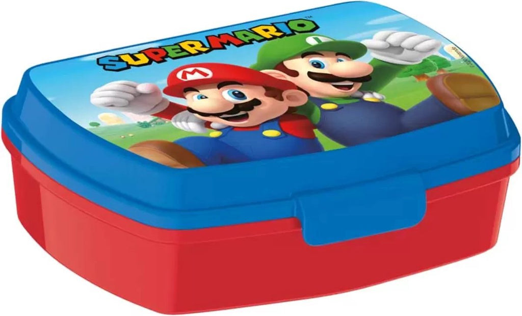 Mickey Mouse Super Mario Broodtrommel - 17x14 Cm - Brooddoos - Sandwich Box