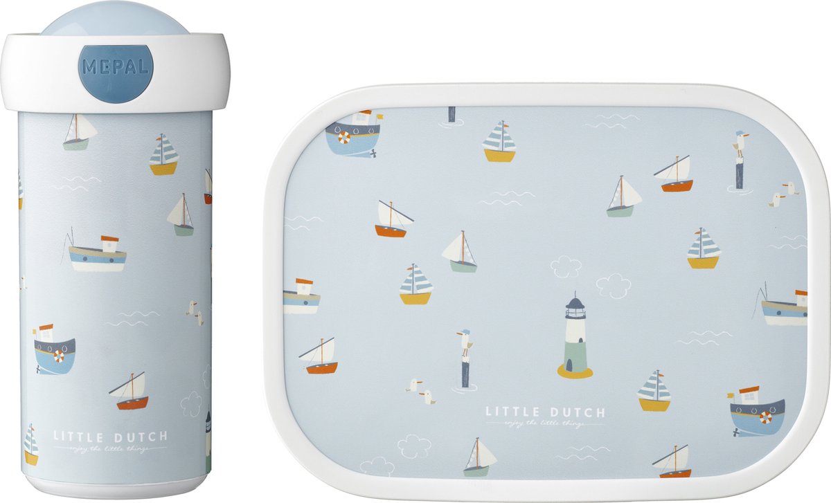  Mepal – Lunchset Campus (sb + Lb) – Schoolbeker En Broodtrommel Voor Kinderen – Sailors Bay – Bento Box