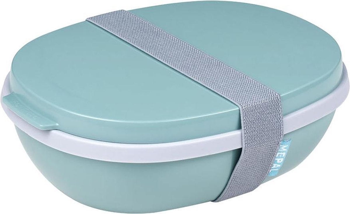  Mepal Ellipse Duo Lunchpot - Lunchbox Volwassenen - 1.4 Nordic Green