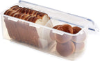  Lock&amp;Lock Vershouddoos Voor Brood - Brooddoos - Broodtrommel - Brood Bewaren - Opbergdoos - Bewaardoos Met Deksel - 100% Luchtdicht - BPA Vrij - 5 Liter - Transparant