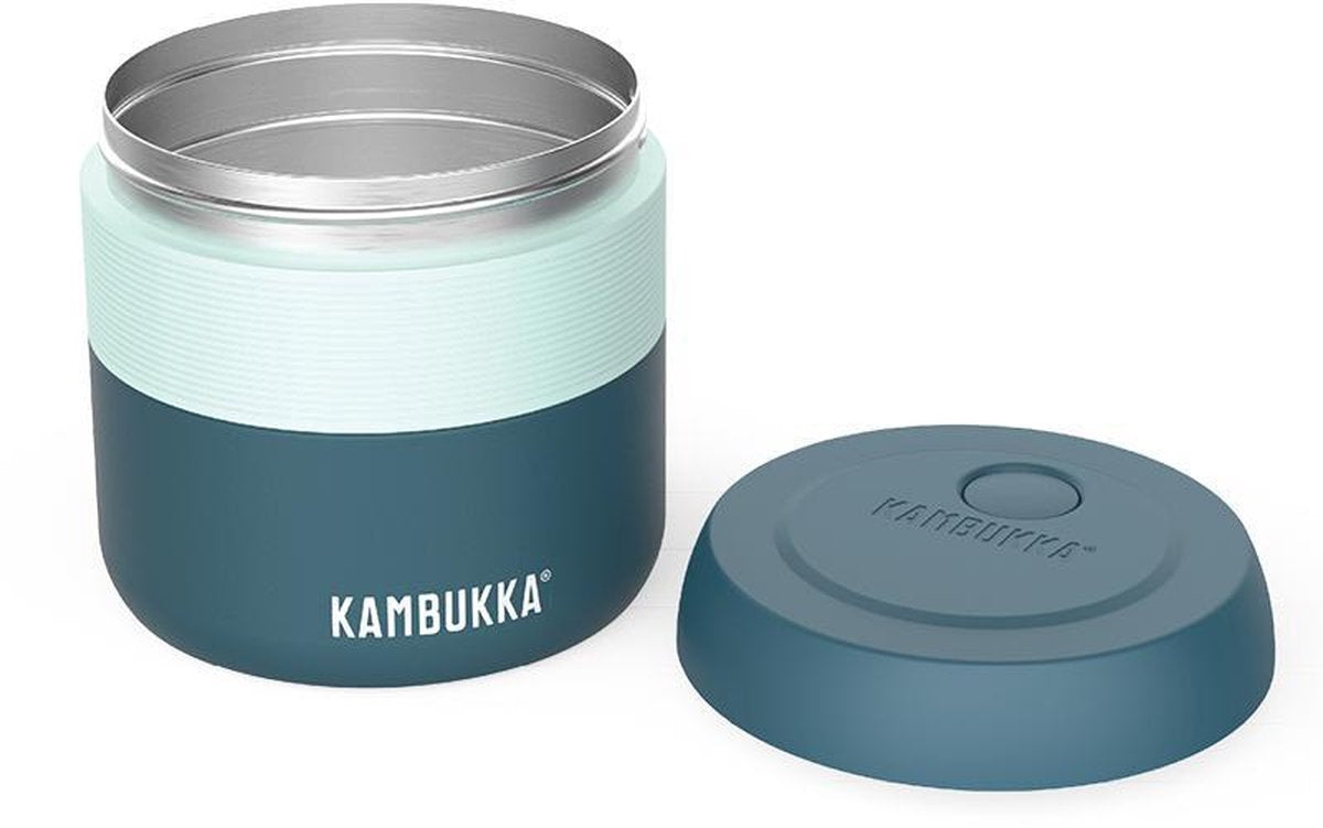  Kambukka Bora - Lunchbox - 400 Ml - Voedselcontainer Houdt 6 Uur Warm &amp; 100 % Lekvrij - Deep Teal