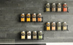 Merkloos Friendly Kitchen - Zwart Ophangbaar Kruidenrek - Modern Strak Kruidenrekje - Staal