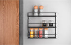  Tomado Metaltex - Pepito Kruidenrek - 3 Etages - Zwart - 36x8x31cm