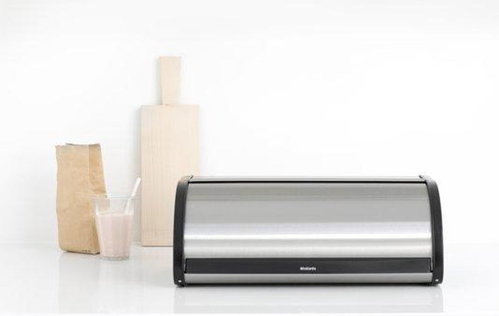  Brabantia Broodtrommel - Met Schuifdeksel - Matt Steel Fingerprint Proof