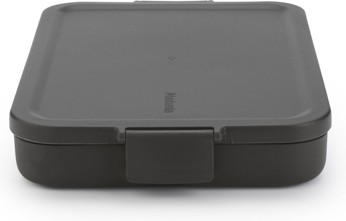  Brabantia Make &amp; Take Lunchbox - Plat - Kunststof - Dark Grey