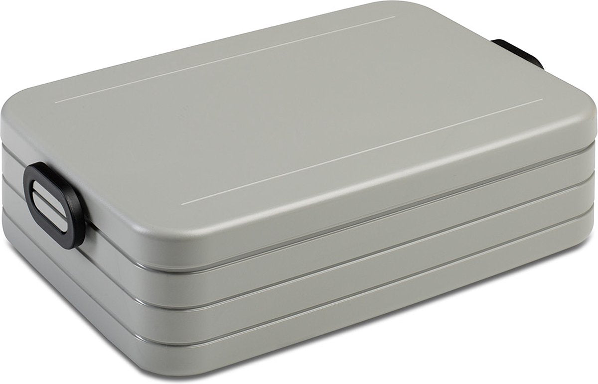  Mepal – Lunchbox Take A Break Large – Geschikt Voor 8 Boterhammen – Zilver – Lunchbox Voor Volwassenen