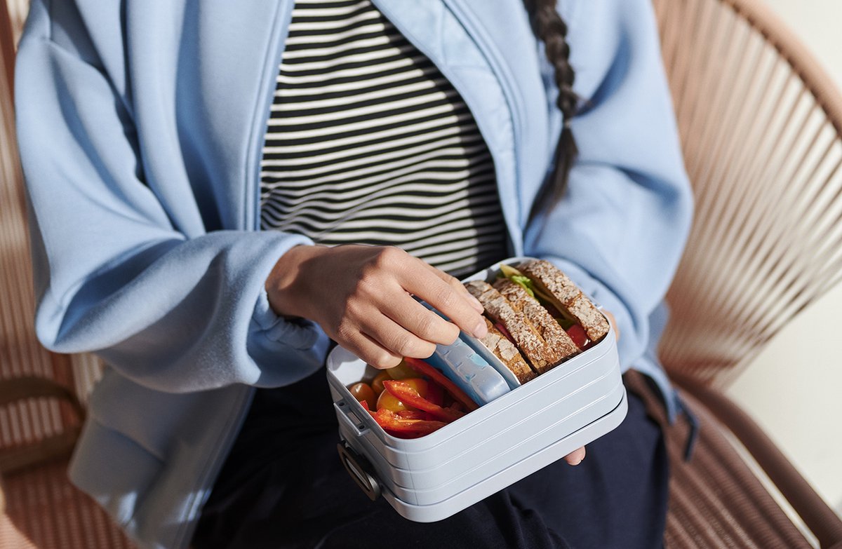  Mepal - Lunchbox Take A Break Midi – Geschikt Voor 4 Boterhammen – Nordic Green – Lunchbox Voor Volwassenen